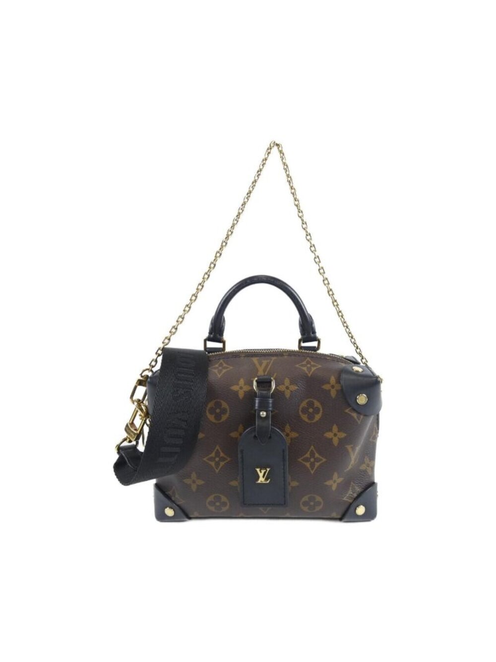 Louis Vuitton Monogram Petite Malle Souple Bag